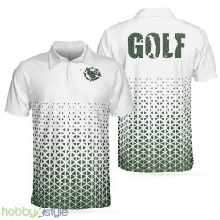 Golf Texture Aluminium Short Sleeve, Triangle Geometric, Best Golf Shirt Polo Shirt - Golf Texture Aluminium Short Sleeve Polo Shirt, Triangle Geometric Polo Shirt, Best Golf Shirt For Men_1