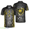 Golf Yellow Pattern Short Sleeve, Checker Pattern Racing, Best Golf Shirt Polo Shirt - Golf Yellow Pattern Short Sleeve Polo Shirt, Checker Pattern Racing Polo Shirt, Best Golf Shirt For Men_3