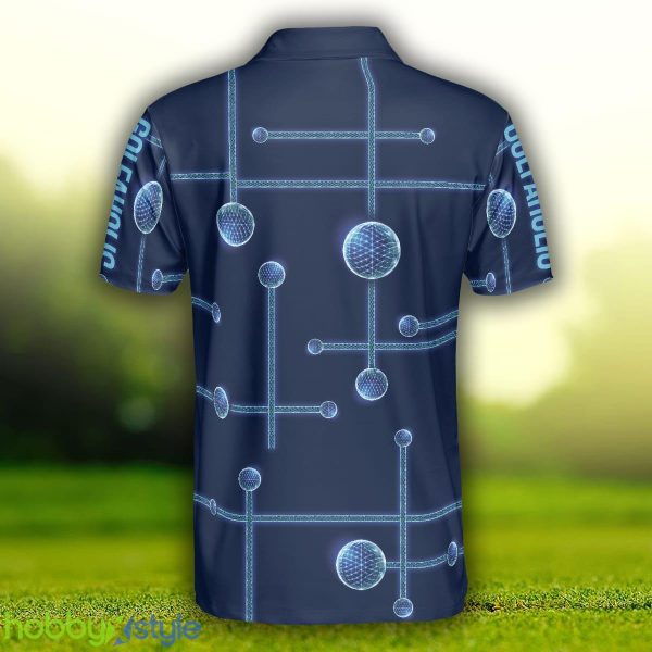 Golfaholic Geometric Golf Ball Low Poly Design, Digital Golf, Best Golf Shirt Polo Shirt - Golfaholic Geometric Golf Ball Low Poly Design Polo Shirt, Digital Golf Polo Shirt, Best Golf Shirt For Men_2