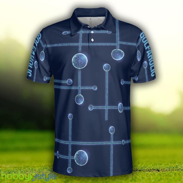 Golfaholic Geometric Golf Ball Low Poly Design, Digital Golf, Best Golf Shirt Polo Shirt - Golfaholic Geometric Golf Ball Low Poly Design Polo Shirt, Digital Golf Polo Shirt, Best Golf Shirt For Men_3