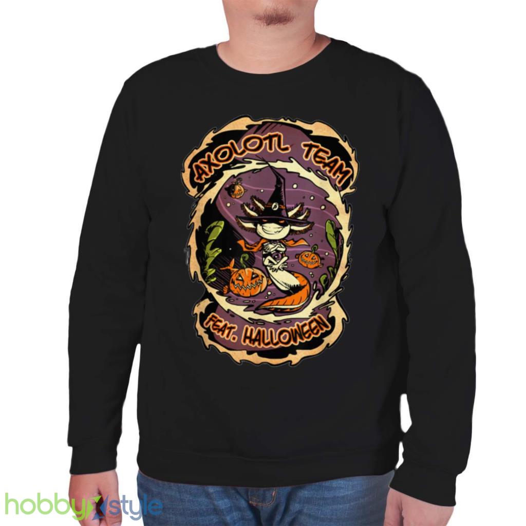 Halloween Axolotl Team Horror Movie Vintage T Shirt Halloween Axolotl Team Horror Movie Vintage T Shirt Product Photo 7