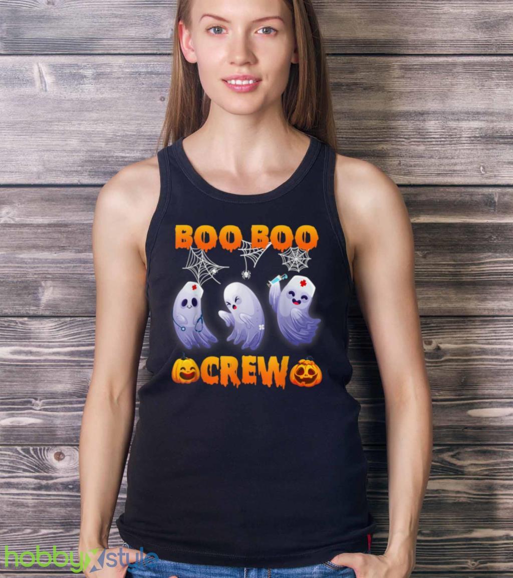 Halloween Boo Boo Crew Nurse Ghost Scared Mummy Zombie T Shirt Halloween Boo Boo Crew Nurse Ghost Scared Mummy Zombie T Shirt Product Photo 4