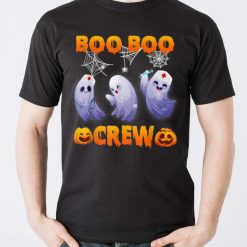 Halloween Boo Boo Crew Nurse Ghost Scared Mummy Zombie T Shirt Product Photo 5