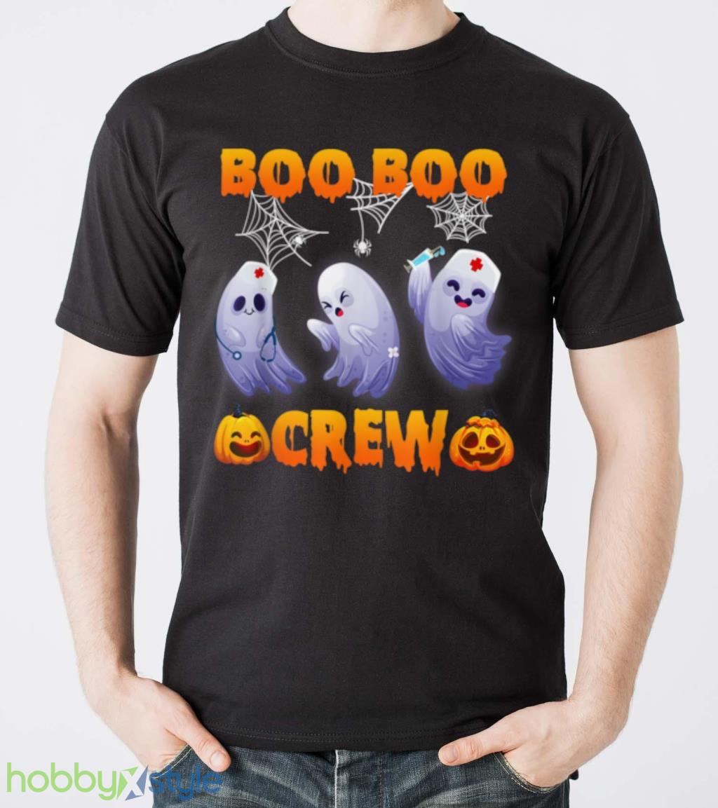 Halloween Boo Boo Crew Nurse Ghost Scared Mummy Zombie T Shirt Halloween Boo Boo Crew Nurse Ghost Scared Mummy Zombie T Shirt Product Photo 5