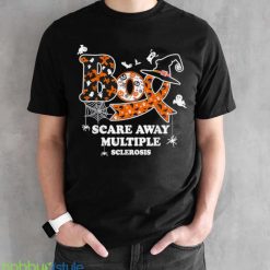 Halloween Boo Scare Away Multiple Sclerosis And Witch Hat T Shirt Product Photo 2