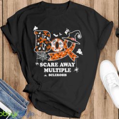 Halloween Boo Scare Away Multiple Sclerosis And Witch Hat T Shirt Product Photo 1