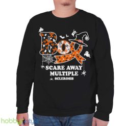 Halloween Boo Scare Away Multiple Sclerosis And Witch Hat T Shirt Product Photo 7
