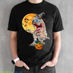 Halloween Boys Dinosaur T Rex Mummy Witch Hat Pumpkin Candy T Shirt Product Photo 2