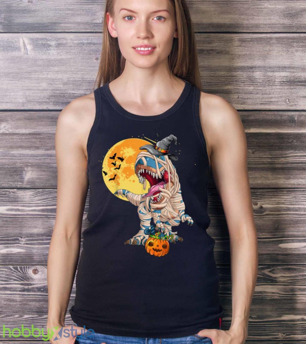 Halloween Boys Dinosaur T Rex Mummy Witch Hat Pumpkin Candy T Shirt Halloween Boys Dinosaur T Rex Mummy Witch Hat Pumpkin Candy T Shirt Product Photo 4