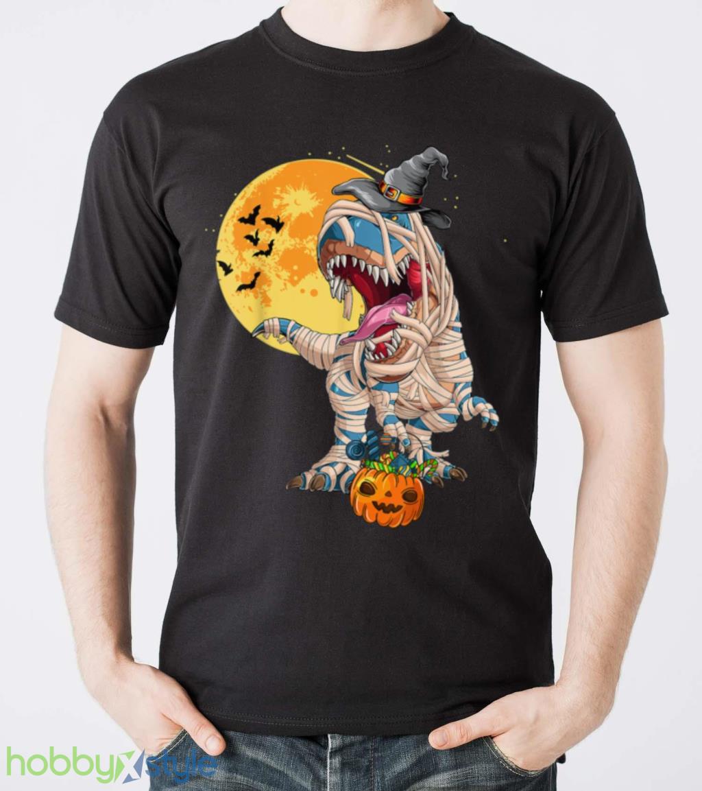 Halloween Boys Dinosaur T Rex Mummy Witch Hat Pumpkin Candy T Shirt Halloween Boys Dinosaur T Rex Mummy Witch Hat Pumpkin Candy T Shirt Product Photo 5