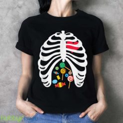 Halloween Candy Skeleton T Shirt Product Photo 3