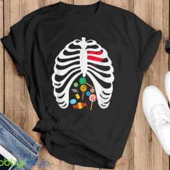 Halloween Candy Skeleton T Shirt Product Photo 1