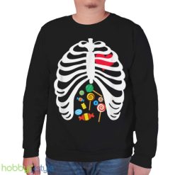 Halloween Candy Skeleton T Shirt Product Photo 7