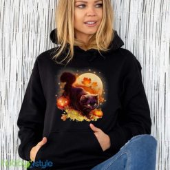 Halloween Cat Vintage Black Cat And Pumpkins For Lovers Cat T Shirt Product Photo 6