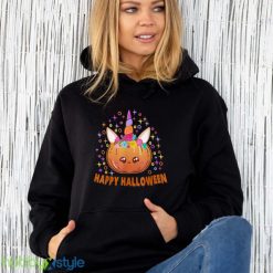 Halloween Cute Unicorn Pumpkin Costume Happy Halloween T Shirt Product Photo 6