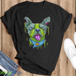 Halloween French Bulldog Zombie Apocalypse Scary Dog Shirt Product Photo 1