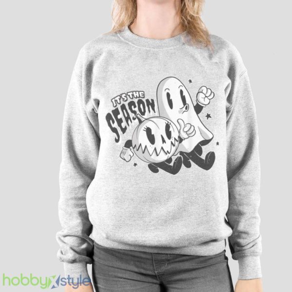 Halloween Ghost And Pumpkin Funny T Shirt Product Photo 2