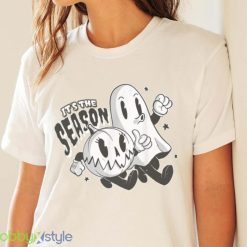 Halloween Ghost And Pumpkin Funny T Shirt Product Photo 4