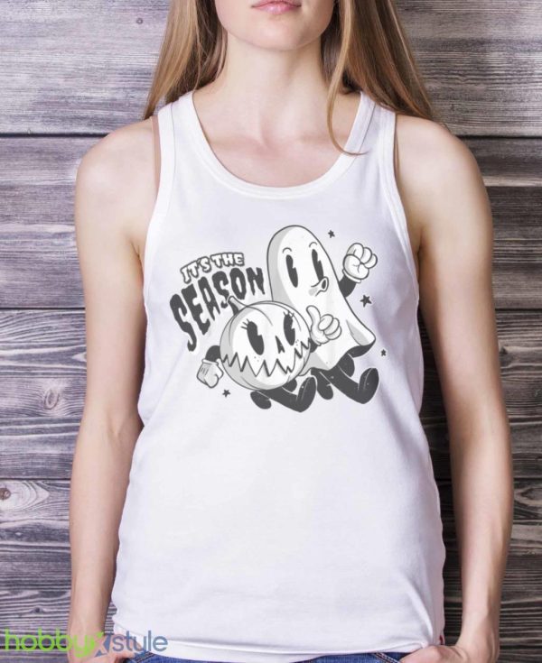 Halloween Ghost And Pumpkin Funny T Shirt Product Photo 5