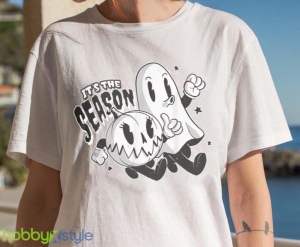 Halloween Ghost And Pumpkin Funny T Shirt Product Photo 7
