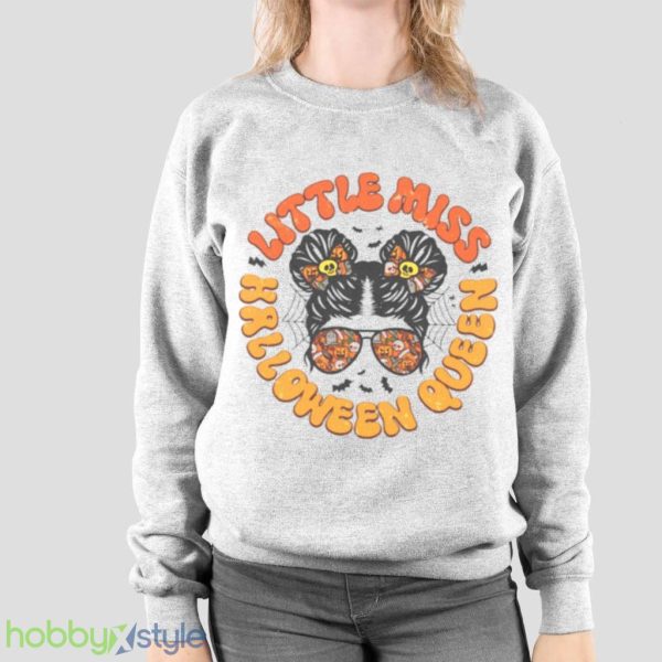 Halloween Queen Messy Bun Spooky Mini Shirt Product Photo 2