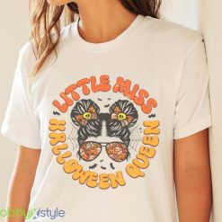 Halloween Queen Messy Bun Spooky Mini Shirt Product Photo 4