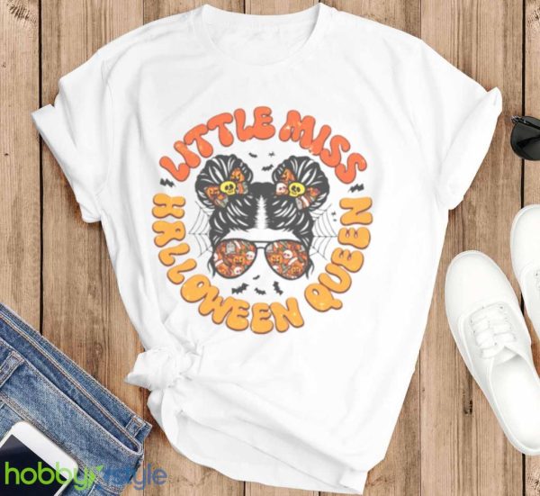 Halloween Queen Messy Bun Spooky Mini Shirt Product Photo 6