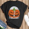Halloween Scary Pumpkin Face Costume T Shirt Product Photo 2