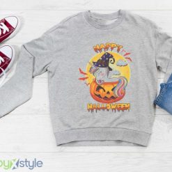 Halloween Unicorn Pumpkin Shirt Product Photo 3