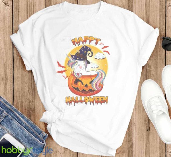 Halloween Unicorn Pumpkin Shirt Product Photo 6