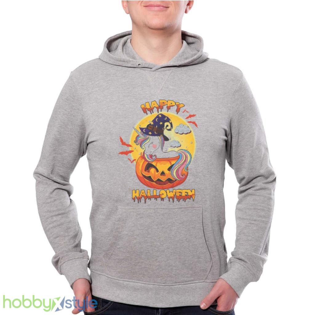 Halloween Unicorn Pumpkin Shirt Product Photo 1