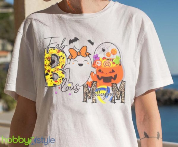 Halloween Volleyball Mom Shirt Product Photo 7