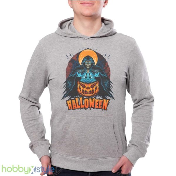 Halloween With Pumpkin Grim Reaper Grim Reaper Men Women T Shirt Product Photo 2