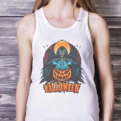Halloween With Pumpkin Grim Reaper Grim Reaper Men Women T Shirt Product Photo 5