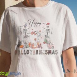 Happy Hallothanksmas Skeleton Happy Halloween T Shirt Product Photo 7