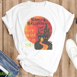Happy Halloween Eat Drink And Be Scary Jack O Lantern Design T Shirt Product Photo 3