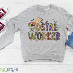 Happy Halloween Postal Worker Post Office Shirt Product Photo 3