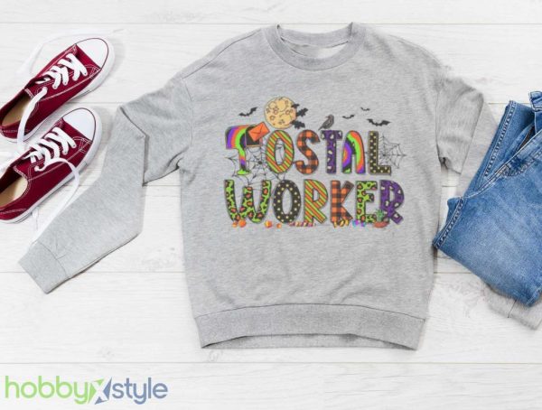 Happy Halloween Postal Worker Post Office Shirt Product Photo 3