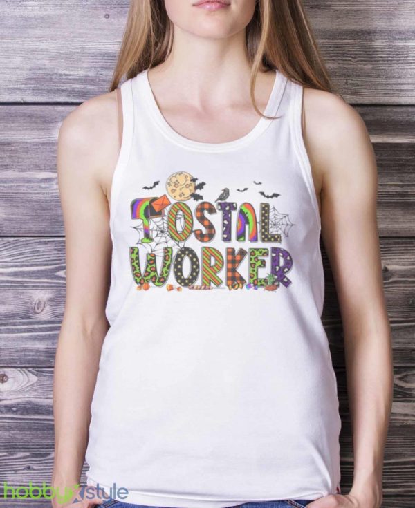 Happy Halloween Postal Worker Post Office Shirt Product Photo 5