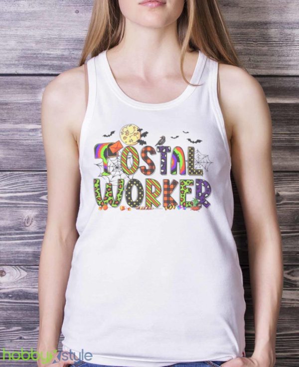 Happy Halloween Postal Worker Post Shirt Product Photo 5