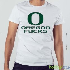 Heav3nly Bodies Oregon Ducks Shirt - White Men T-Shirt