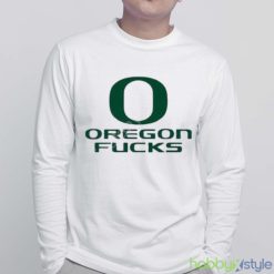 Heav3nly Bodies Oregon Ducks Shirt - White Sweatshirt