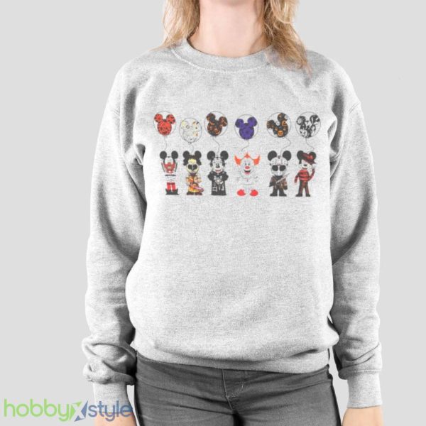 Horror Characters Disney Halloween Shirt Product Photo 2