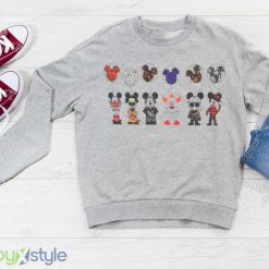 Horror Characters Disney Halloween Shirt Product Photo 3