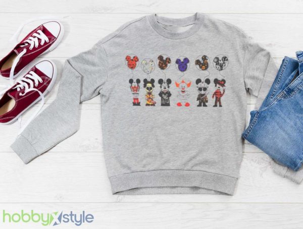 Horror Characters Disney Halloween Shirt Product Photo 3