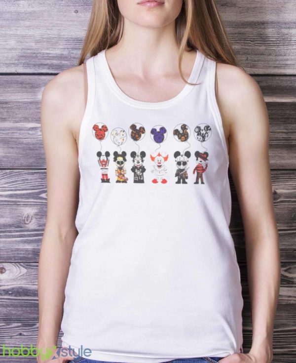 Horror Characters Disney Halloween Shirt Product Photo 5
