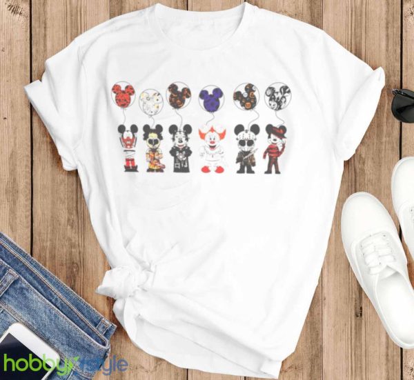 Horror Characters Disney Halloween Shirt Product Photo 6