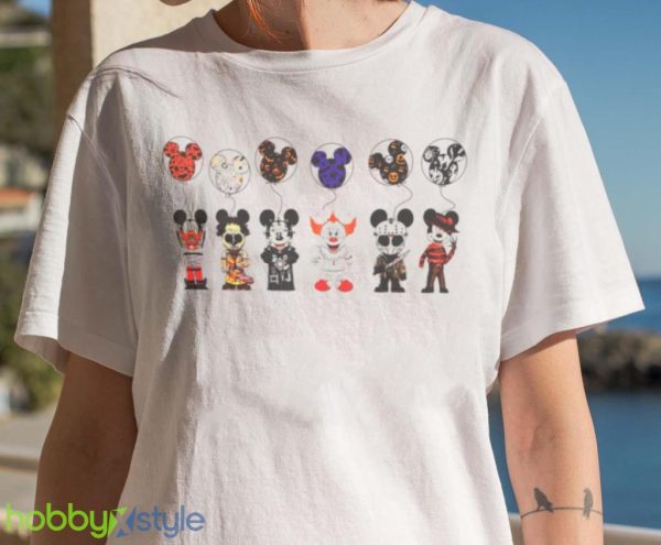 Horror Characters Disney Halloween Shirt Product Photo 7