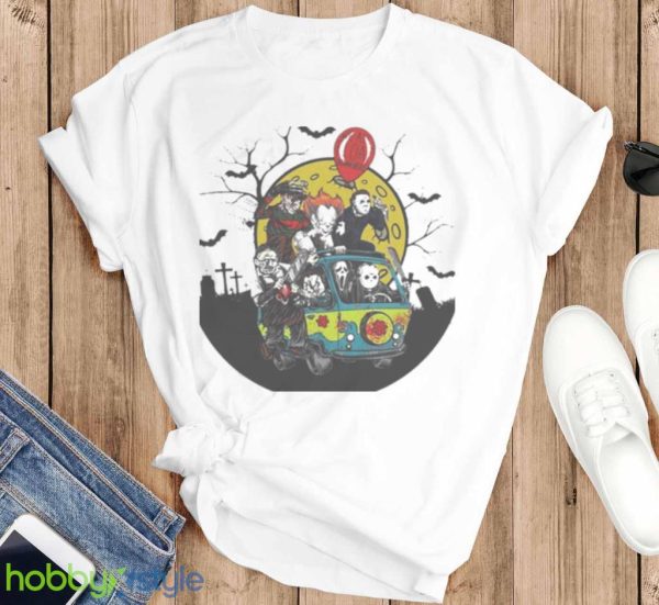 Horror Movie Characters Halloween Shirt Product Photo 3