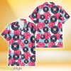 Houston Astros Pink Blue Hibiscus White Background 3D Hawaiian Shirt Gift For Fans Product Photo 1